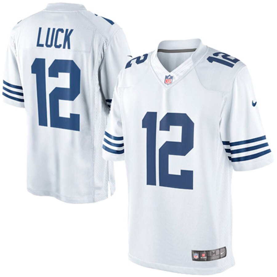 Andrew Luck Indianapolis Colts Nike Youth Alternate Game Jersey White