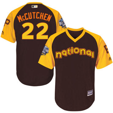 Andrew Mccutchen Brown 2016 Mlb All star Jersey Mens National League Pittsburgh Pirates 22 Cool Base Game Collection