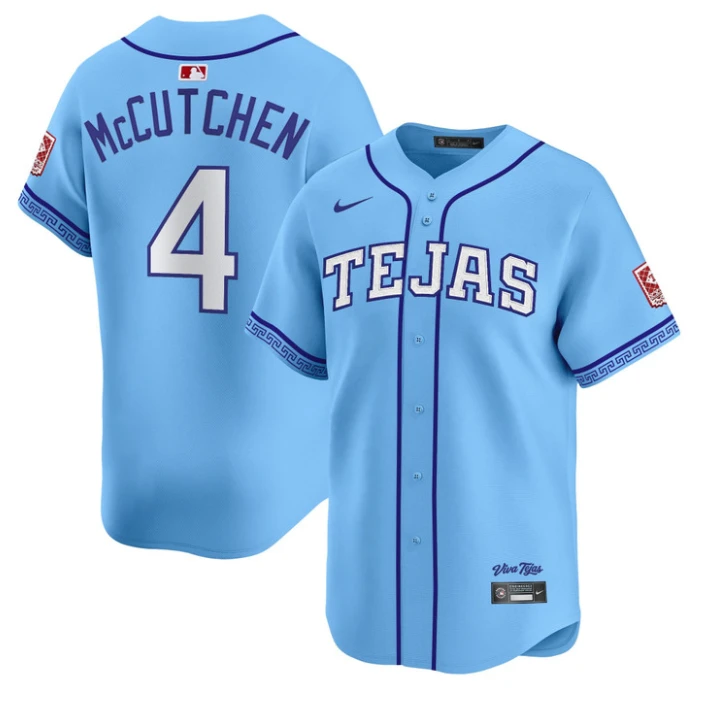 Andrew McCutchen Jersey #4 Texas Rangers 2026 City Connect Premier Stitched