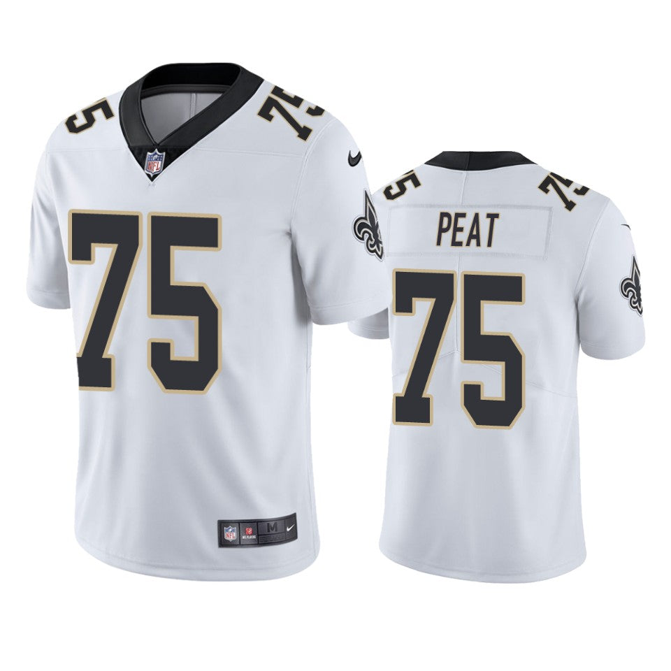 Andrus Peat New Orleans Saints White Vapor Limited Jersey