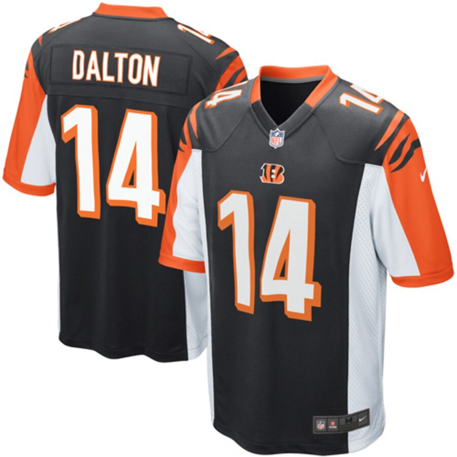 Andy Dalton Cincinnati Bengals Nike Youth Team Color Game Jersey Black