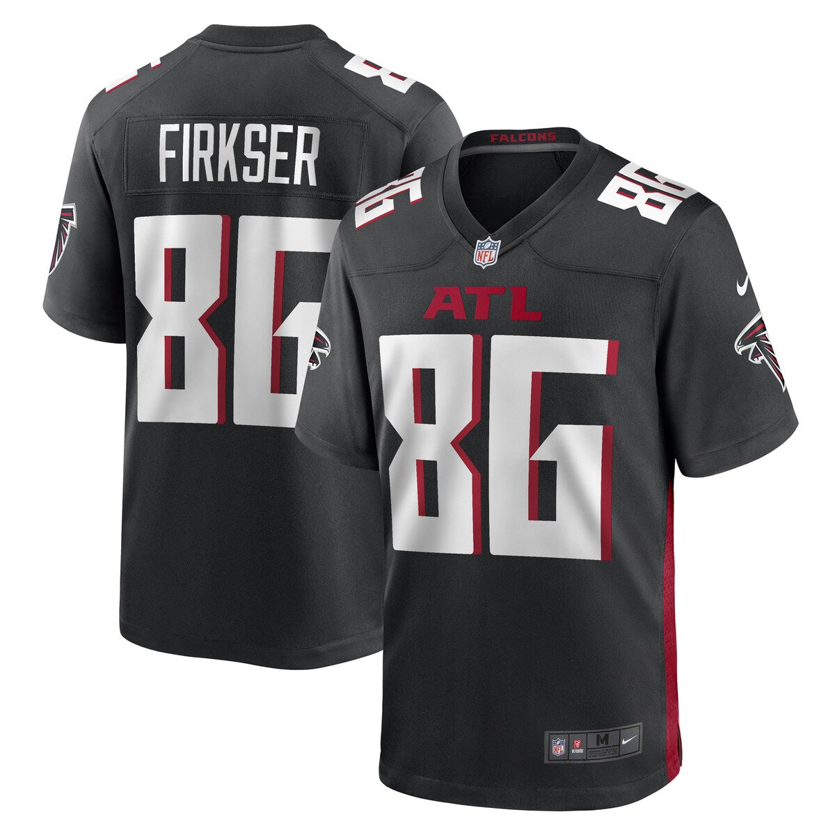 Anthony Firkser Atlanta Falcons Nike Game Player Jersey Black