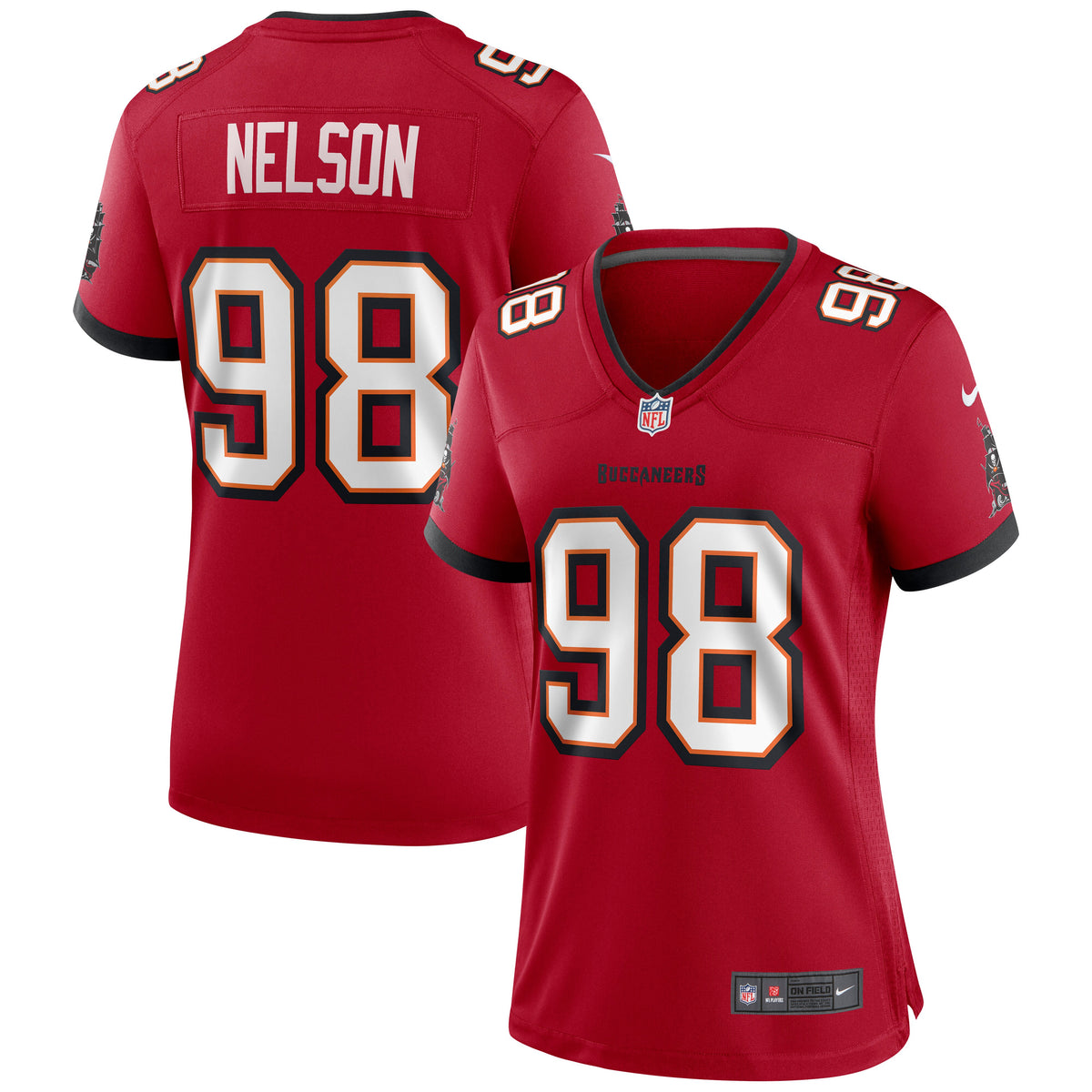 Anthony Nelson Tampa Bay Buccaneers Nike Womens Game Jersey Red