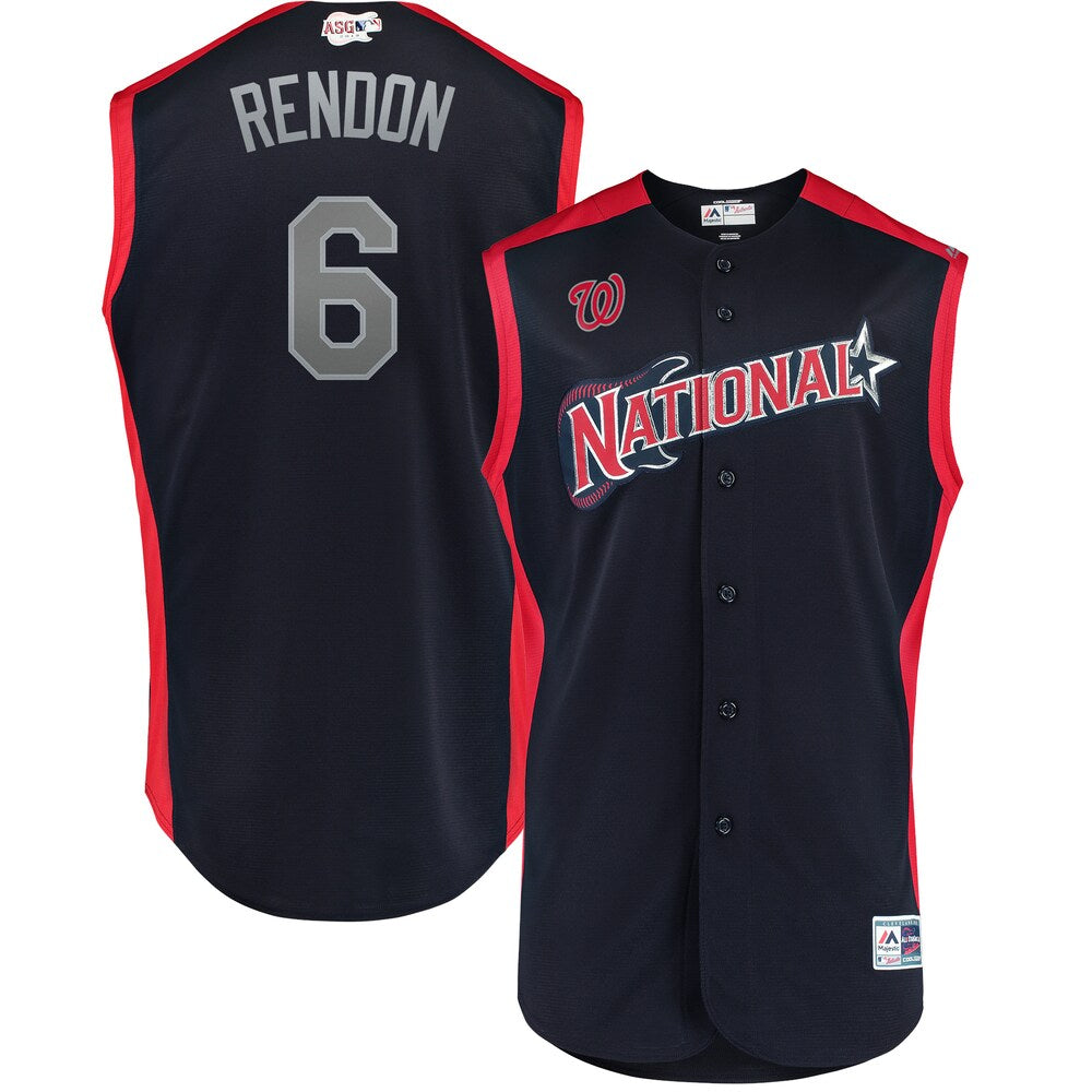 Anthony Rendon National League Majestic 2019 Mlb All star Game Workout Player Jersey Navy