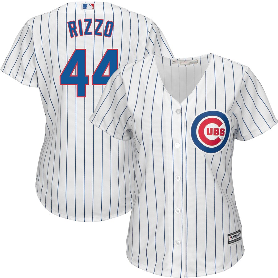 Anthony Rizzo Chicago Cubs Majestic Womens Cool Base Player Jersey White