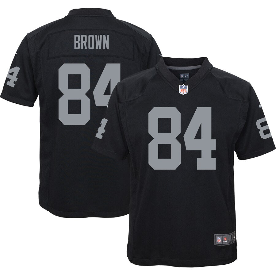 Antonio Brown Las Vegas Raiders Nike Youth Game Jersey Black