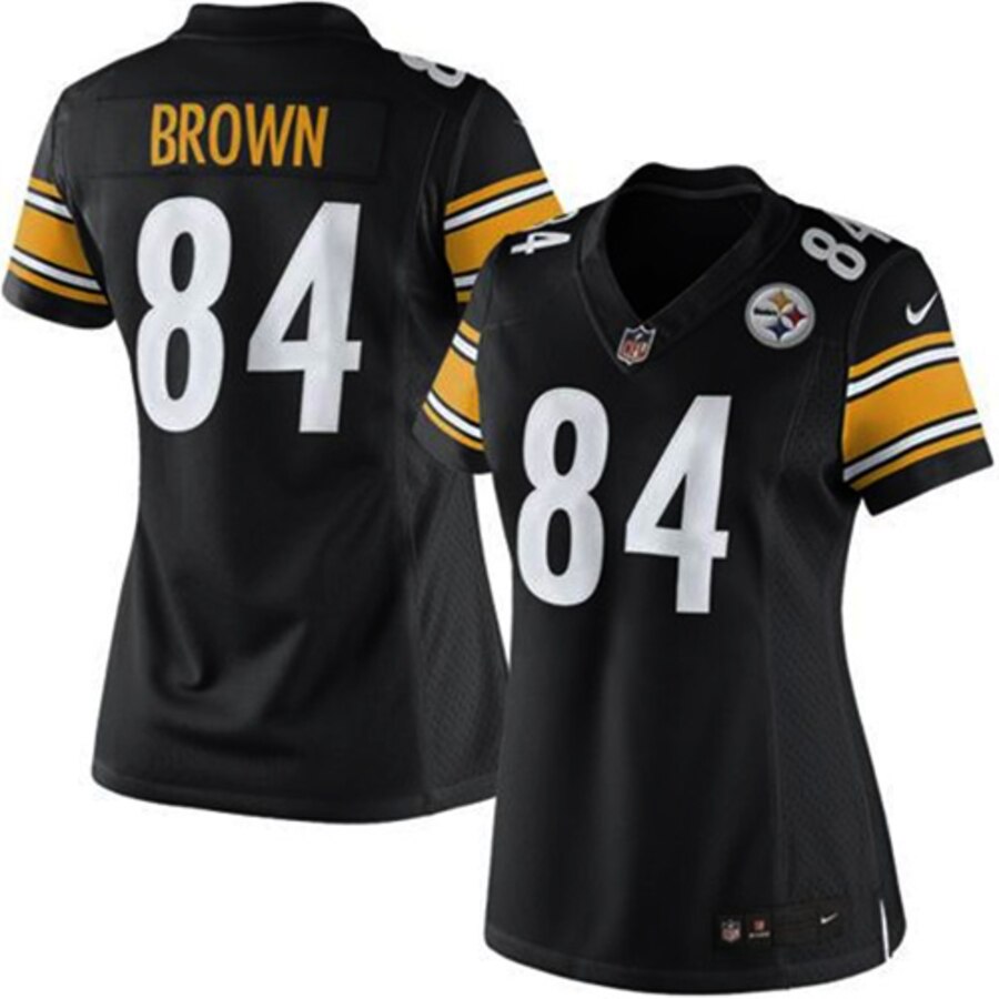 Antonio Brown Pittsburgh Steelers Nike Girls Youth Game Jersey Black