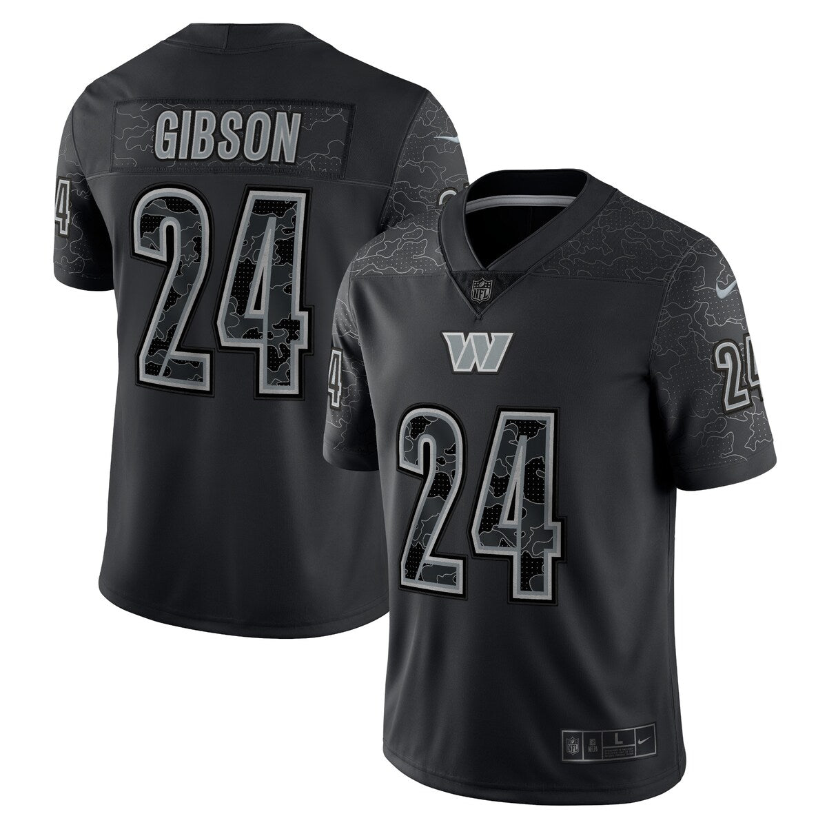 Antonio Gibson Washington Commanders Nike Rflctv Limited Jersey Black