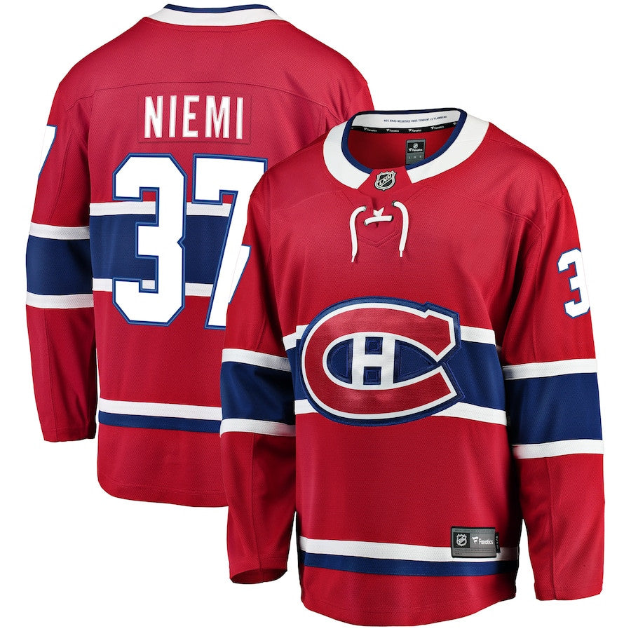 Antti Niemi Montreal Canadiens Fanatics Branded Breakaway Player Jersey Red