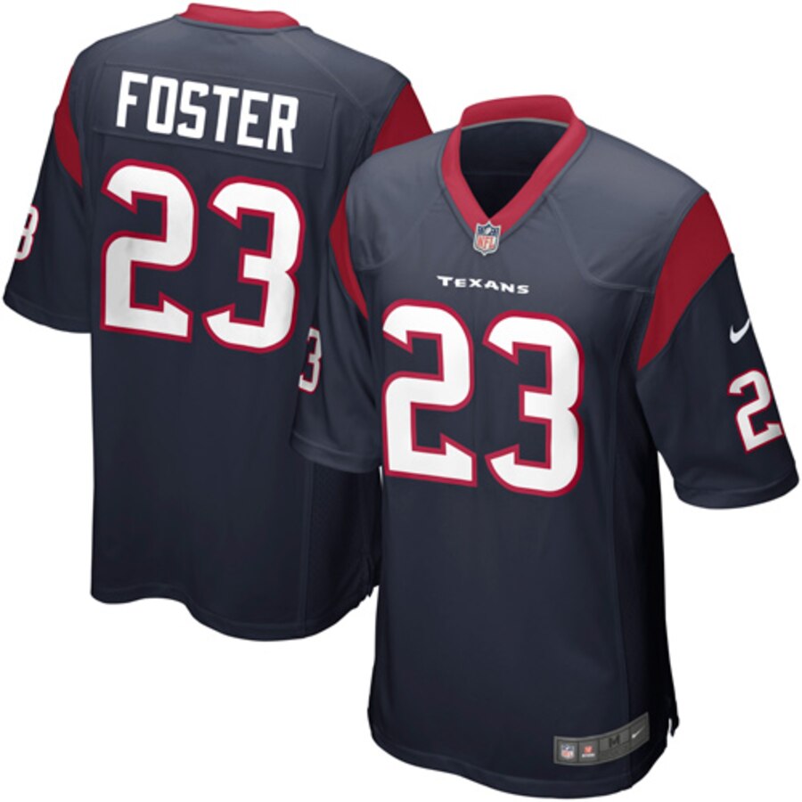 Arian Foster Houston Texans Nike Youth Team Color Game Jersey Navy Blue