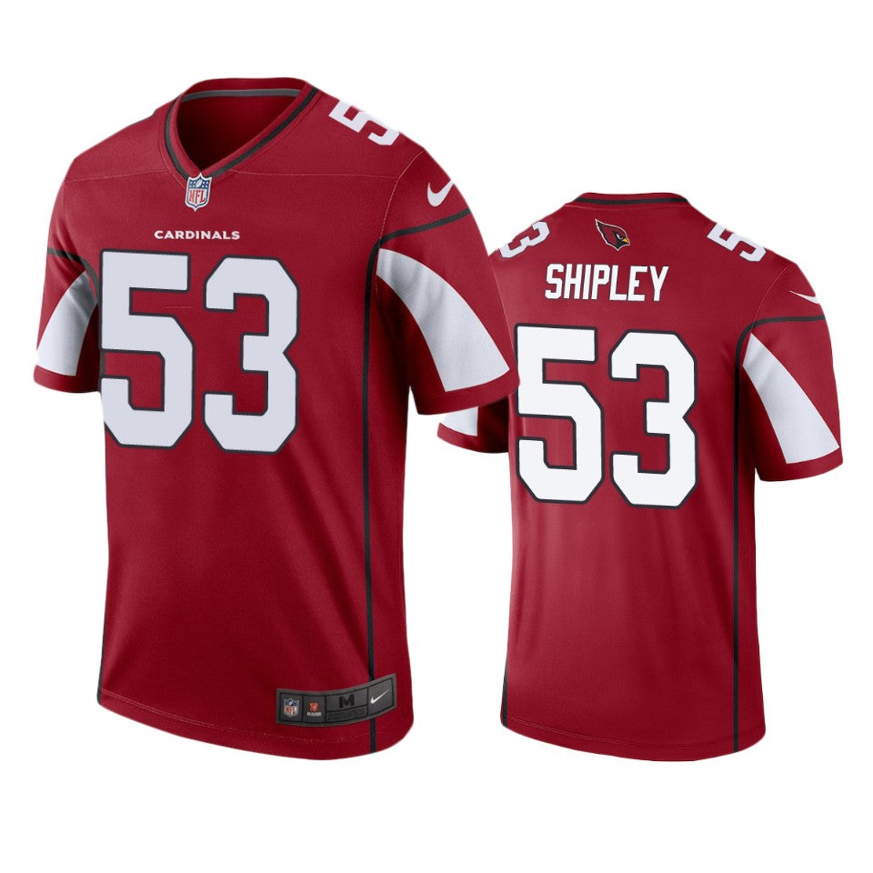 Arizona Cardinals 53 A Q Shipley Cardinal Legend Jersey Mens