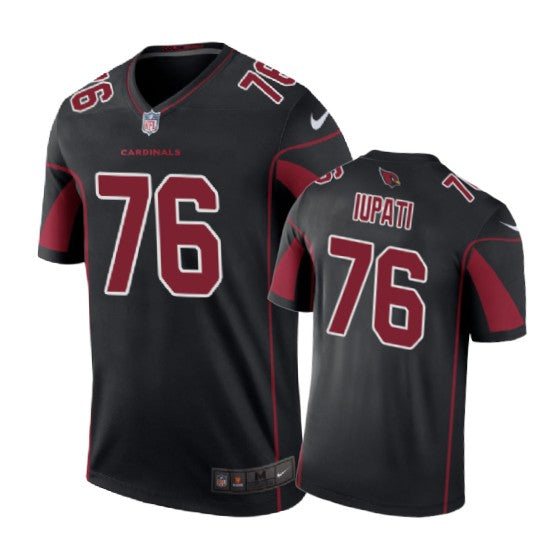 Arizona Cardinals 76 Mike Iupati Nike Color Rush Black Jersey