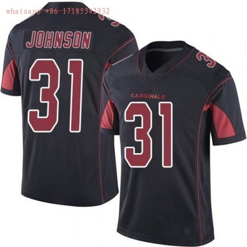 Arizona Cardinals David Johnson 31 2020 Nfl Black Jersey Jersey