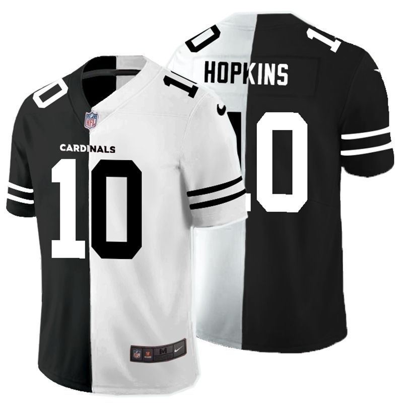 Arizona Cardinals Deandre Hopkins 10 Nfl 2020 Black And White Jersey
