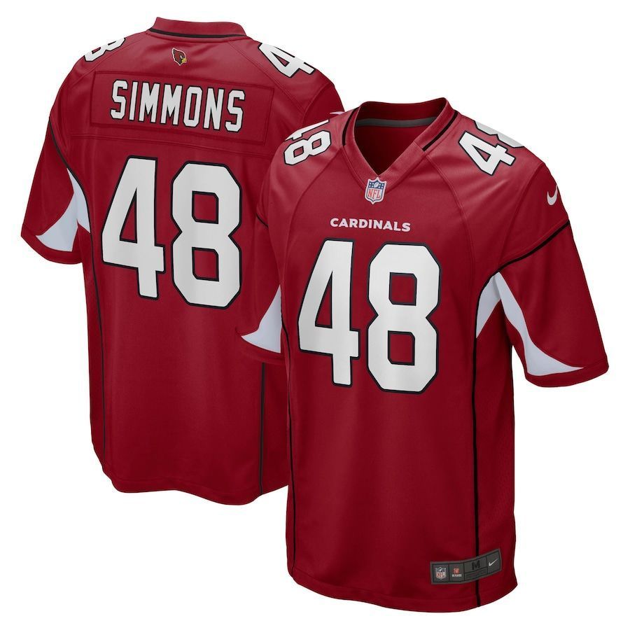 Arizona Cardinals Isaiah Simmons 2020 Nfl Draft First Round Pick Game Jersey