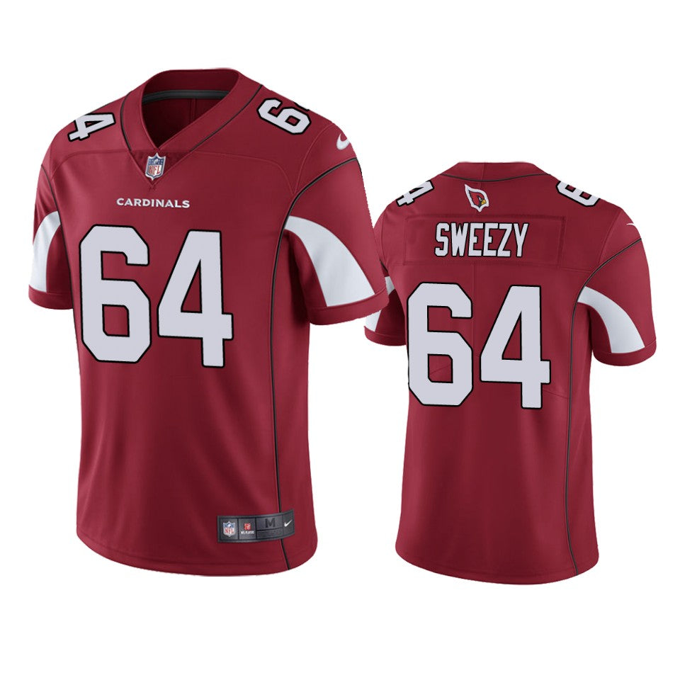 Arizona Cardinals Jr Sweezy Cardinal Vapor Limited Jersey