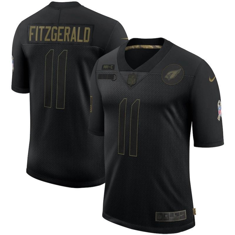 Arizona Cardinals Larry Fitzgerald 11 Nfl 2020 Black Jersey