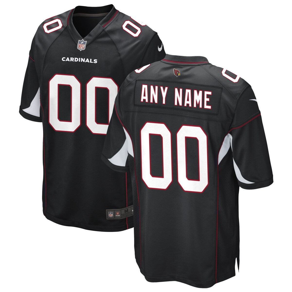 Arizona Cardinals Nike Alternate Custom Game Jersey Black