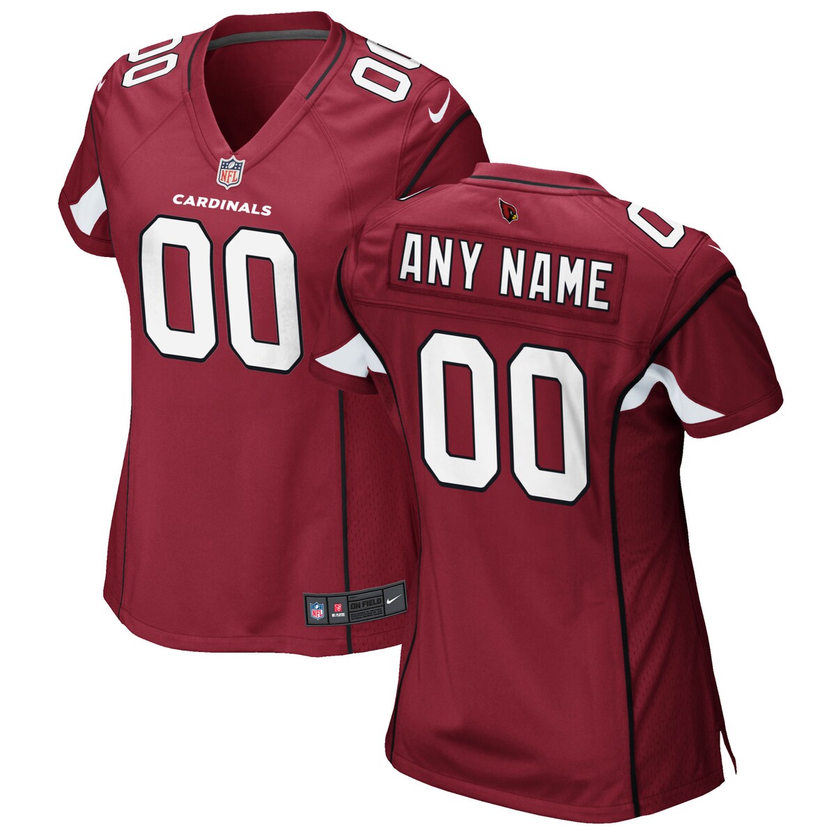 Arizona Cardinals Nike Womens Custom Game Jersey Cardinal