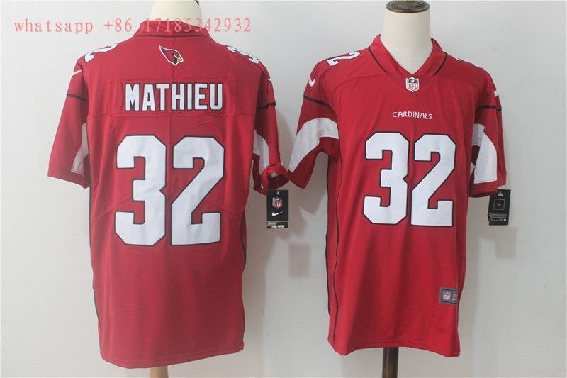 Arizona Cardinals Tyrann Mathieu 32 2020 Nfl Red Jersey Jersey