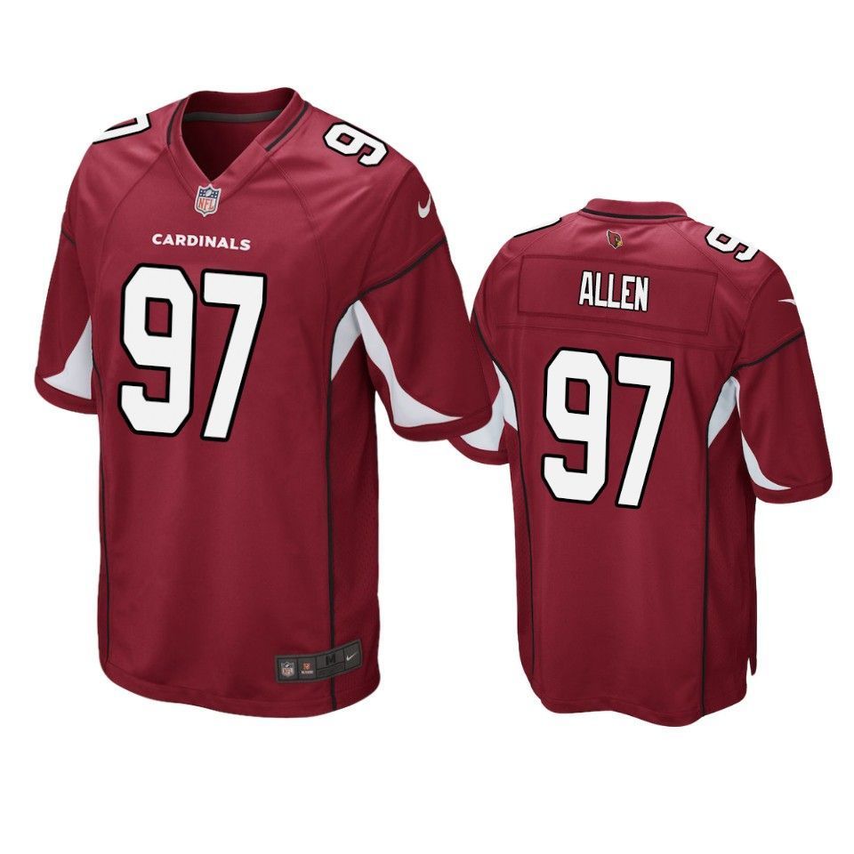 Arizona Cardinals Zach Allen 2019 Nfl Draft Cardinal Game Jersey