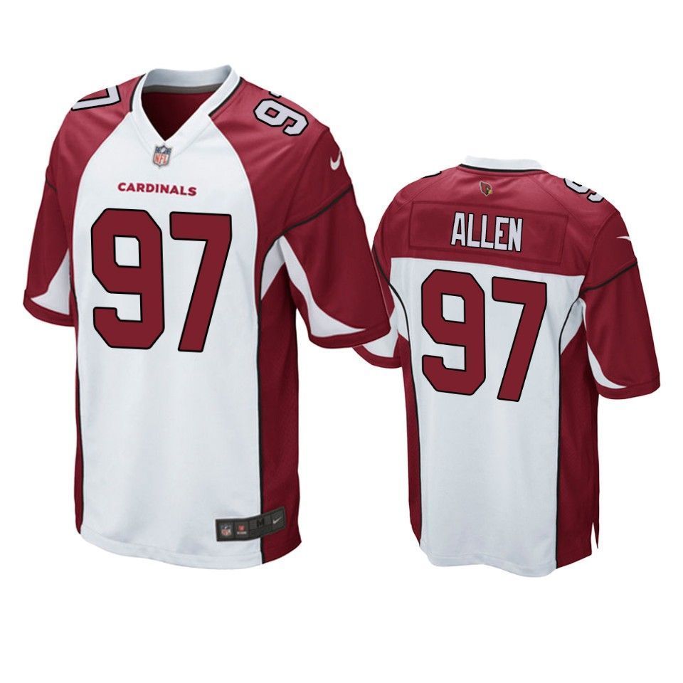 Arizona Cardinals Zach Allen 2019 Nfl Draft White Game Jersey