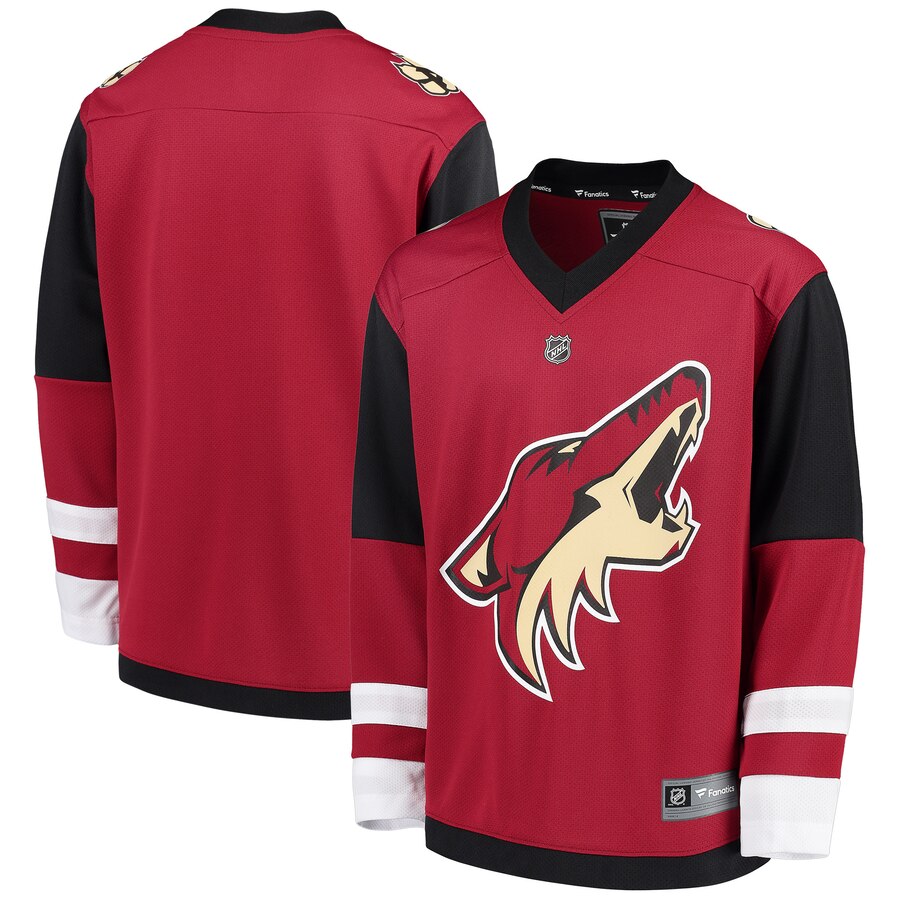 Arizona Coyotes Fanatics Branded Youth Home Replica Blank Jersey Red