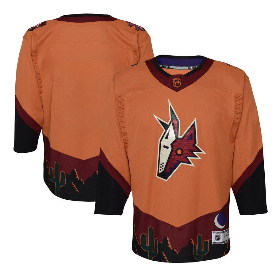 Arizona Coyotes Youth Special Edition 20 Premier Blank Jersey Burnt Orange