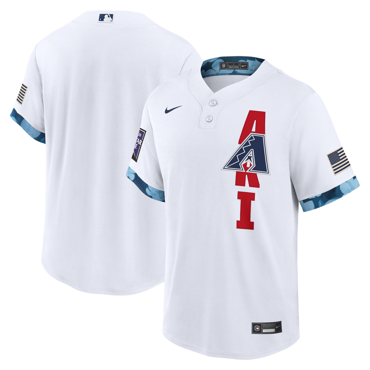 Arizona Diamondbacks 2021 Mlb All star Game Replica Jersey White
