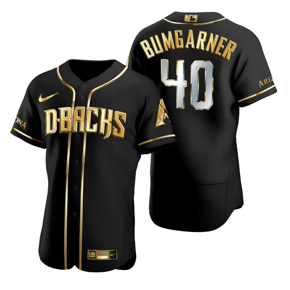 Arizona Diamondbacks 40 Christian Walker Mlb Golden Brandedition Black Jersey Gift For Diamondbacks Fans