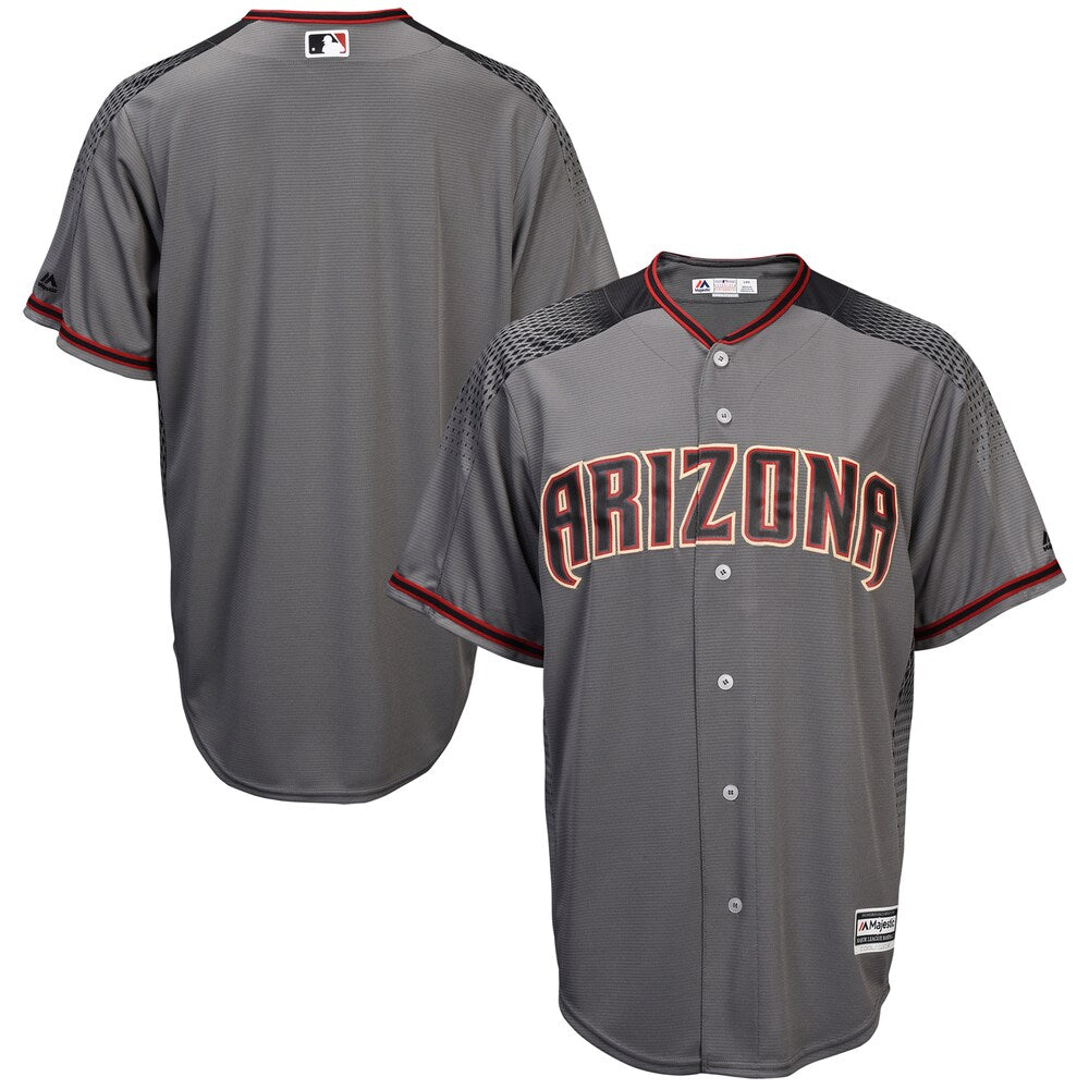 Arizona Diamondbacks Majestic Fashion Official Cool Base Team Jersey Grayblack