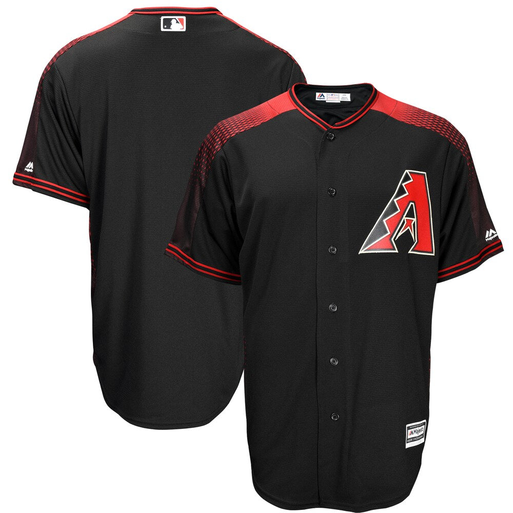 Arizona Diamondbacks Majestic Official Alternate Cool Base Jersey Blacksedona Red