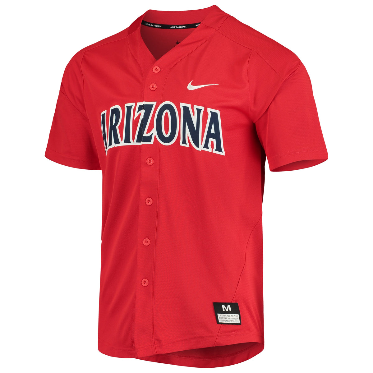 Arizona Wildcats Vapor Untouchable Elite Full button Baseball Jersey Red