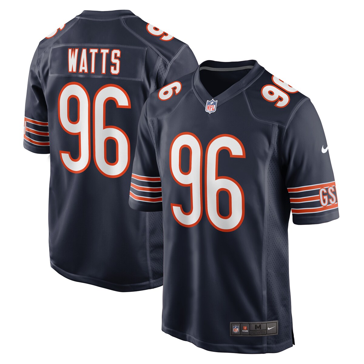 Armon Watts Chicago Bears Nike Game Player Jersey Navy