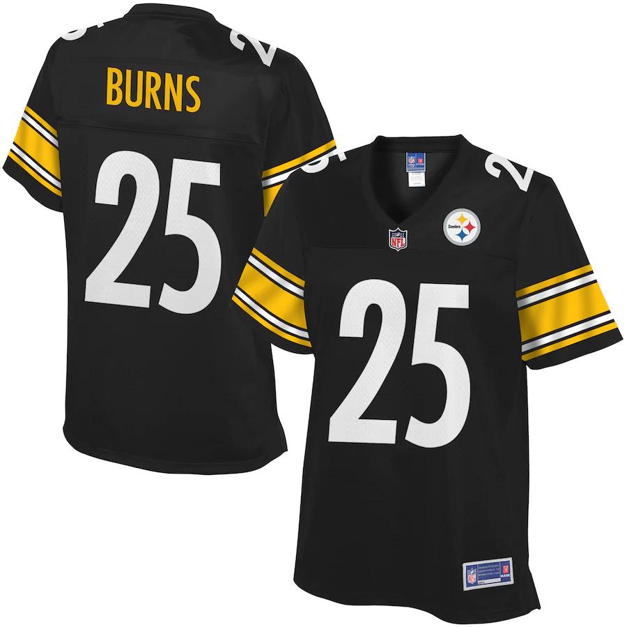 Artie Burns Pittsburgh Steelers Nfl Pro Line Womens Player Jersey Black