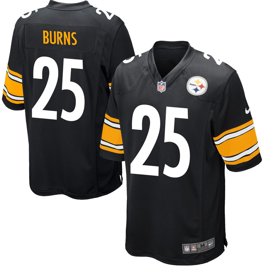 Artie Burns Pittsburgh Steelers Nike Game Jersey Black