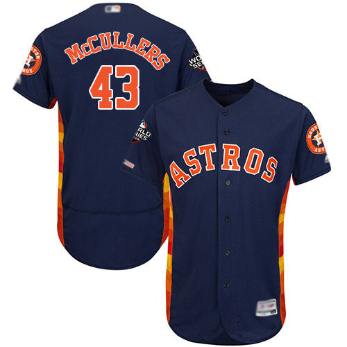 Astros 43 Lance Mccullers Navy Blue Flexbase Authentic Collection 2019 World Series Bound Stitched Baseball Jersey