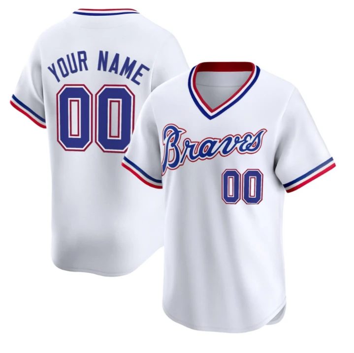 Atlanta Braves 1980 Throwback Custom Jersey All Stitched
