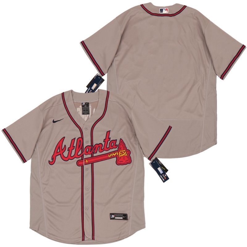 Atlanta Braves 2020 Mlb Grey Jersey