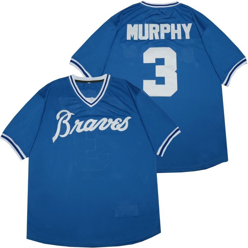 Atlanta Braves Dale Murphy 3 2020 Mlb Blue Jersey