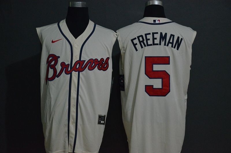 Atlanta Braves Freddie Freeman 5 2020 Mlb White Jersey