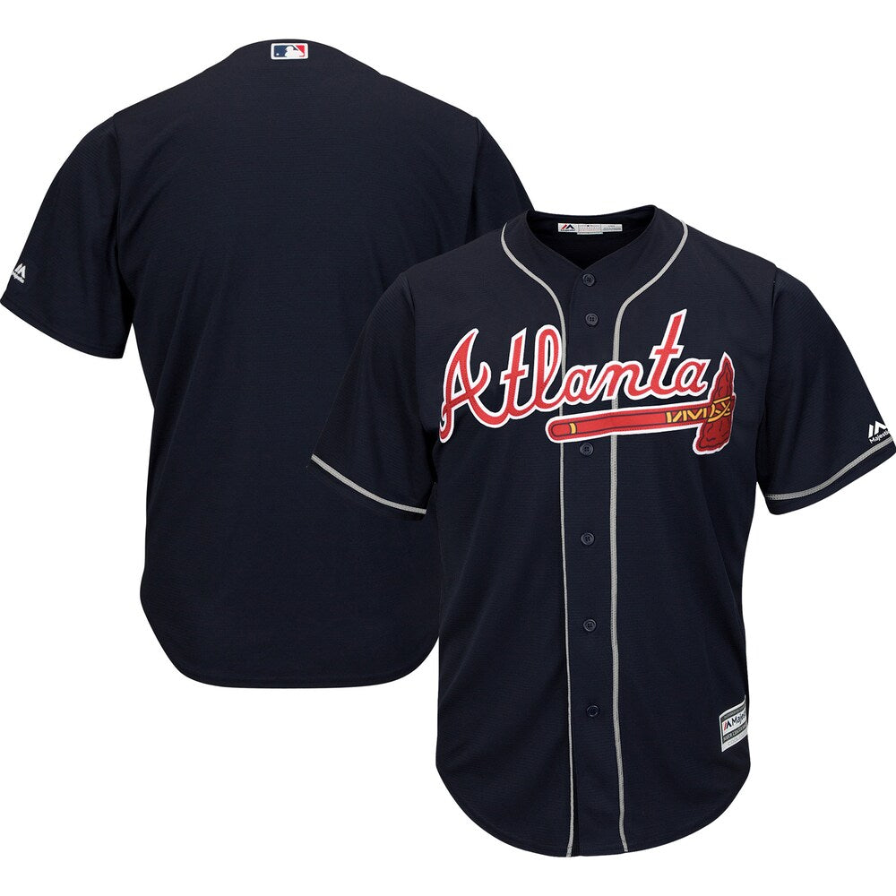 Atlanta Braves Majestic Big Tall Alternate Cool Base Team Jersey Navy