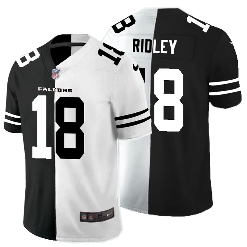 Atlanta Falcons Calvin Ridley 18 Nfl 2020 Black And White Jersey