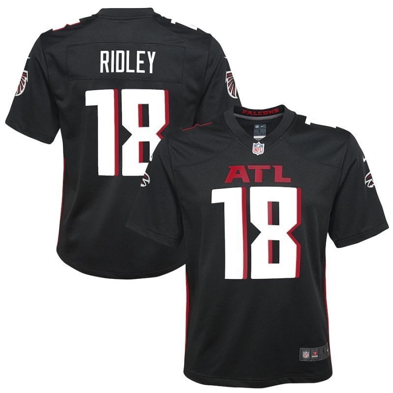 Atlanta Falcons Calvin Ridley 18 Nfl 2020 Black Womens Jersey