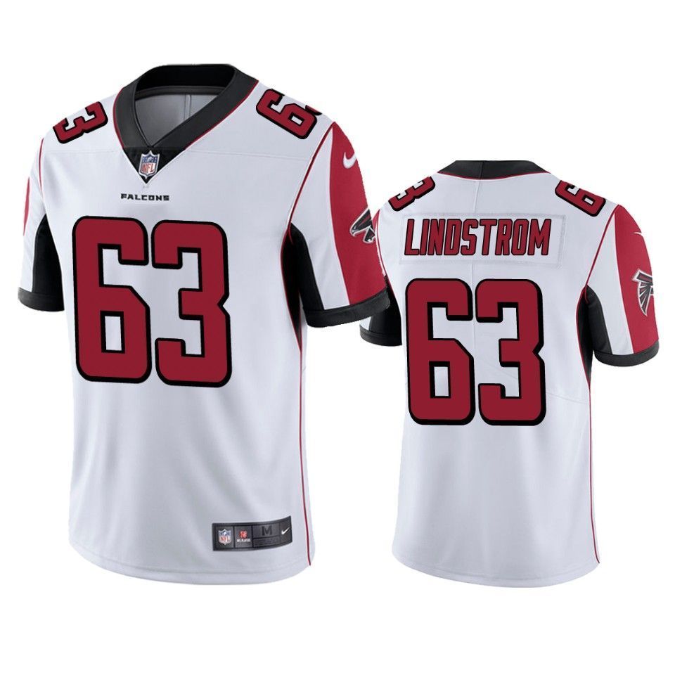 Atlanta Falcons Chris Lindstrom 2019 Nfl Draft White Vapor Limited Jersey