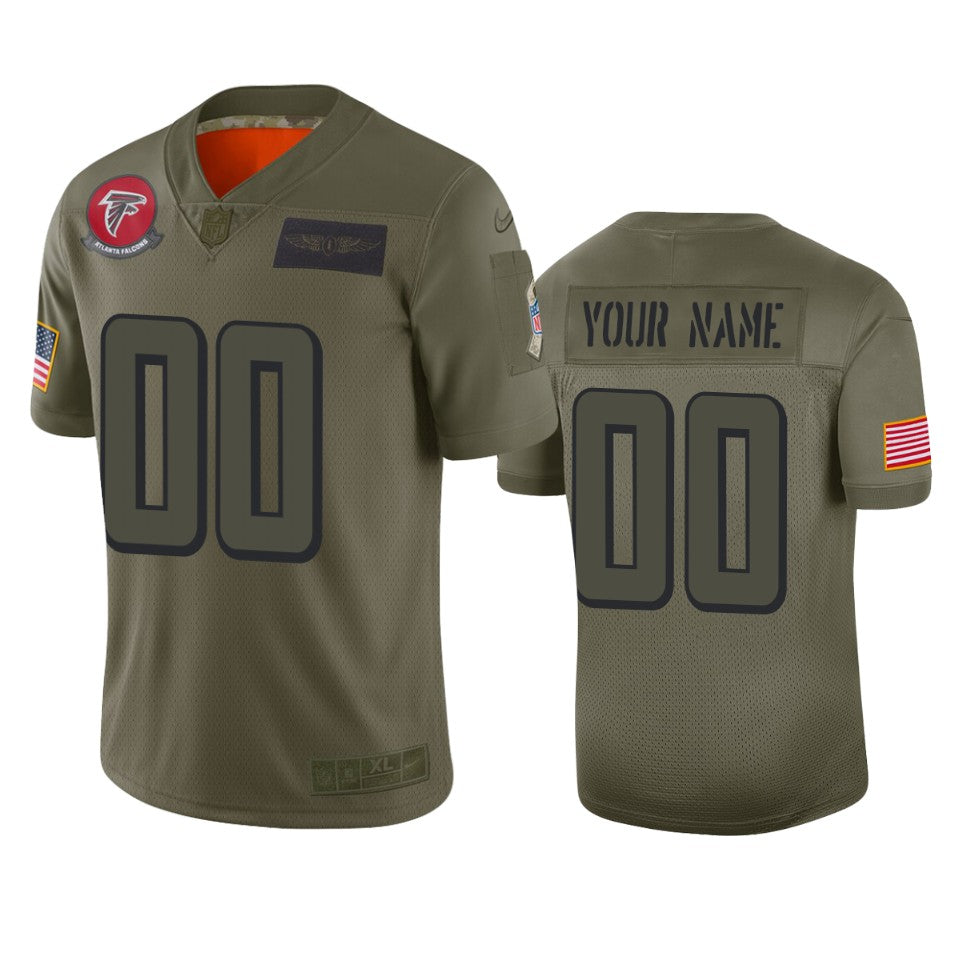 Atlanta Falcons Custom Camo 2019 Salute To Service Limited Jersey