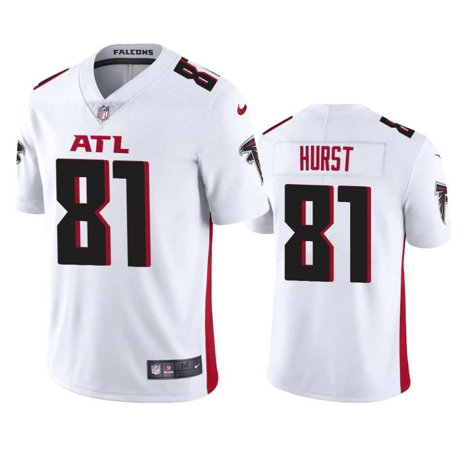 Atlanta Falcons Hayden Hurst White 2020 Vapor Limited Jersey Mens