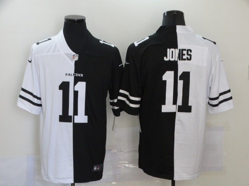 Atlanta Falcons Julio Jones 11 Nfl 2020 Black And White Jersey
