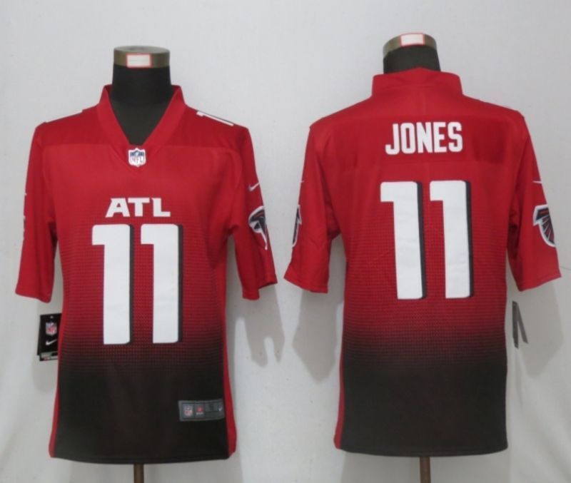 Atlanta Falcons Julio Jones 11 Nfl 2020 Gradient Red Jersey