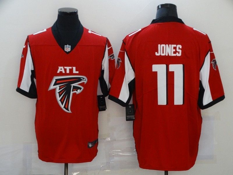 Atlanta Falcons Julio Jones 11 Nfl 2020 Red Orange Jersey